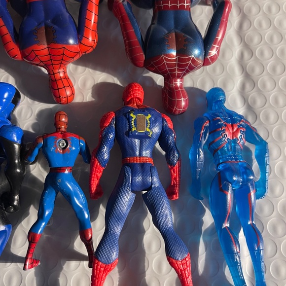 Marvel Spiderman & Other DC Comic Superhero Figures- 8 Total - Picture 16 of 16